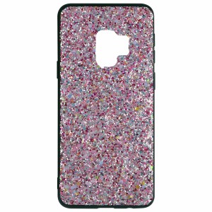 Nettech Samsung Galaxy G960 S9 Uyumlu Simli Arka Koruma Kılıf (Pembe) VR-7859