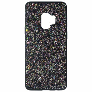 Nettech Samsung Galaxy G960 S9 Uyumlu Simli Arka Koruma Kılıf (Siyah) VR-7861