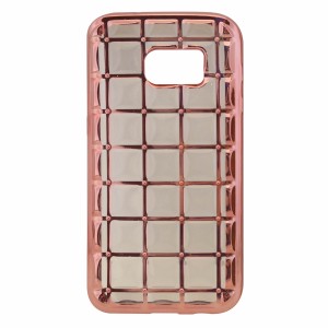 Nettech Samsung Galaxy G930 S7 Uyumlu Arka Koruma Arka Koruma Kılıf (Rose Gold) VR-7977