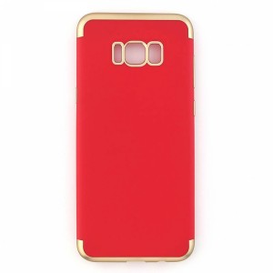 Nettech Samsung Galaxy G955 S8 Plus Uyumlu Arka Koruma Kılıf (Kırmızı) VR-8029