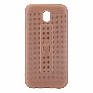 Nettech Samsung Galaxy J530 J5 Pro Uyumlu Arka Koruma Arka Koruma Kılıf (Rose Gold) VR-8343