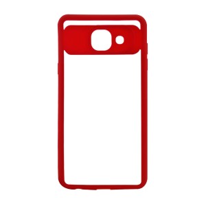 Nettech Samsung Galaxy G615 J7 Max Uyumlu Arka Koruma Arka Koruma Kılıf (Kırmızı) VR-8367