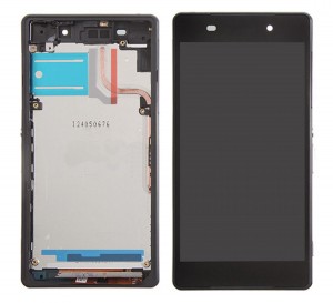 Teknonet Sony Xperia Z2 Uyumlu AA Kalite Lcd+Dokunmatik+Çıtalı (Siyah) VR-2899