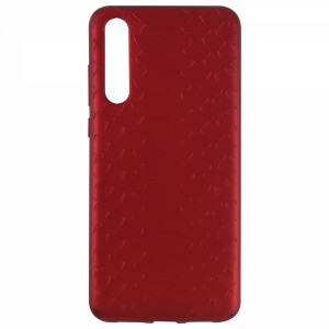 Nettech Huawei P20 Pro Uyumlu Timsah Seri Arka Koruma Kılıf (Bordo) VR-8652