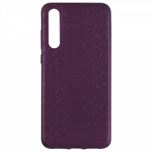 Nettech Huawei P20 Pro Uyumlu Timsah Seri Arka Koruma Kılıf (Mürdüm) VR-8654
