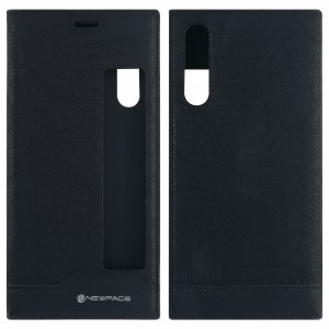 Nettech Huawei P20 Pro Uyumlu Pencereli Kapaklı Kılıf (Siyah) VR-8462