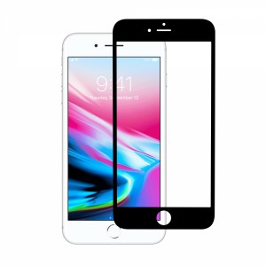 Helt Apple iPhone 8 Plus Uyumlu Ön Koruma Nano Ekran Koruyucu (Siyah) VR-8737