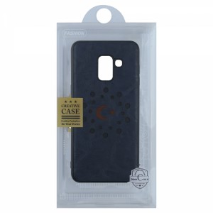Samsung Galaxy A530 A8 2018 Uyumlu Arka Koruma Arka Koruma Kılıf (Lacivert) VR-9313