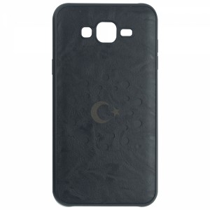 Samsung Galaxy J700 J7 Uyumlu Arka Koruma Arka Koruma Kılıf (Siyah) VR-9294