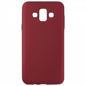 Nettech Samsung Galaxy j720F J7 Duo Uyumlu Arka Koruma Arka Koruma Kılıf (Bordo) VR-9423