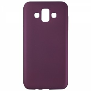 Nettech Samsung Galaxy j720F J7 Duo Uyumlu Arka Koruma Arka Koruma Kılıf (Mürdüm) VR-9426
