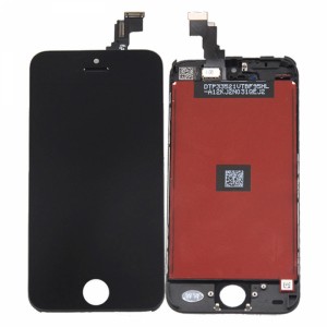 Teknonet Apple iPhone 5C Uyumlu AA Kalite Lcd+Dokunmatik+Çıtalı (Siyah) NT-7590