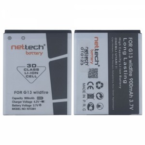 Teknonet HTC Wildfire Uyumlu Nettech 900 MAh Batarya NT-12332