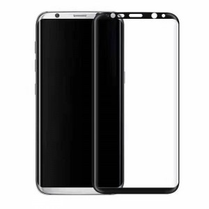 Helt Samsung Galaxy G955 S8 Plus Uyumlu 3D SuperGlass Full Cam Koruyucu (Siyah) VR-9522
