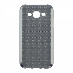 Nettech Samsung Galaxy J500 J5 Uyumlu Arka Koruma Arka Koruma Kılıf (Gri) VR-8806
