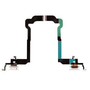 Teknonet Apple iPhone X Uyumlu Filmli Şarj Soketi (Beyaz) VR-9631