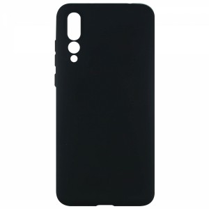 Nettech Huawei P20 Plus Uyumlu Suide Arka Koruma Kılıf (Siyah) VR-10012