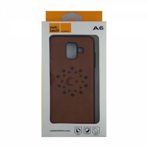 Samsung Galaxy A600 A6 2018 Uyumlu Arka Koruma Arka Koruma Kılıf (Kahverengi) VR-9959