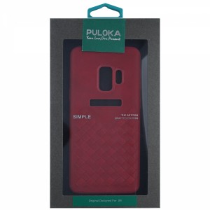 Puloka Samsung Galaxy G960 S9 Uyumlu Arka Koruma Arka Koruma Kılıf (Kırmızı) VR-9827