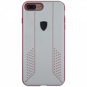 Puloka Apple iPhone 7 Plus Uyumlu Arka Koruma Arka Koruma Kılıf (Beyaz) VR-9813