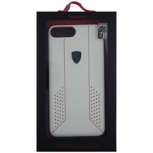 Puloka Apple iPhone 7 Plus Uyumlu Arka Koruma Arka Koruma Kılıf (Beyaz) VR-9813
