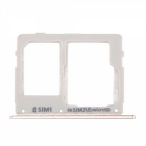 Teknonet Samsung Galaxy C7010 C7 Pro Uyumlu Hafıza Kart + Sim Metali (Gold) VR-10294