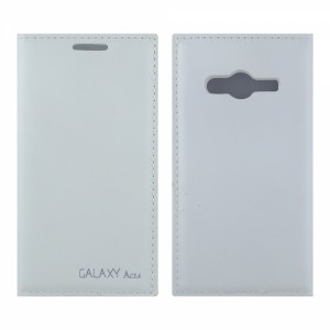 Nettech Samsung Galaxy G313 Ace 4 Uyumlu Cüzdan Kapaklı Kılıf (Beyaz) VR-2097