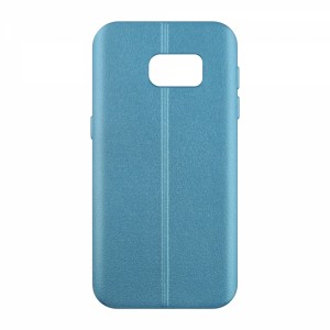 Nettech Samsung Galaxy G930 S7 Uyumlu Dikişli Seri Arka Koruma Kılıf (Mavi) VR-8120