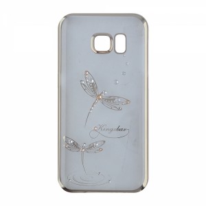 Nettech Samsung Galaxy G930 S7 Uyumlu Desenli Seri Arka Koruma Kılıf (Gold) NT-9818
