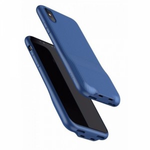 Baseus Apple iPhone 8 Plus Uyumlu Arka Koruma Arka Koruma Kılıf (Lacivert) VR-10541