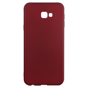 Nettech Samsung Galaxy J4 Plus Uyumlu Suide Arka Koruma Kılıf (Bordo) VR-10694