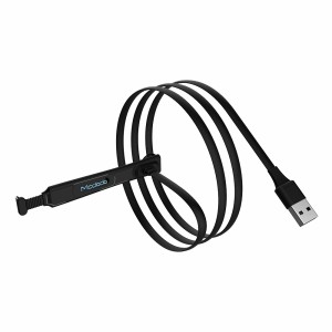 Nettech Gamer pro Plastik 100 Cm Micro Şarj ve Data Kablosu (Siyah) NT-27109