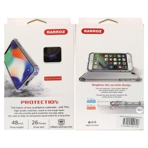 Rarroz Samsung Galaxy G960 S9 Uyumlu Arka Koruma Arka Koruma Kılıf (Şeffaf) VR-10995