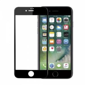 Nettech Apple iPhone 7 Uyumlu 3D SuperGlass Full Cam Koruyucu (Siyah) VR-11077