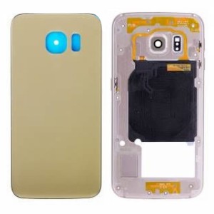 Teknonet Samsung Galaxy G925 S6 Edge Uyumlu Çerçeve (Gold) NT-9432