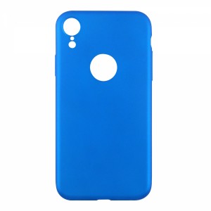 Nettech Apple iPhone XR Uyumlu Suide Arka Koruma Kılıf (Mavi) VR-11268