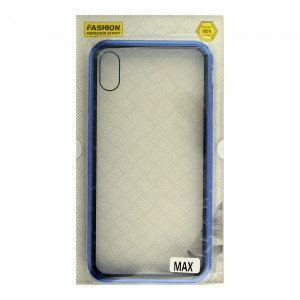 New Case Apple iPhone XS Max Uyumlu Arka Koruma Arka Koruma Kılıf (Mavi) VR-11548