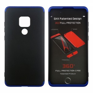 Nettech Huawei Mate 20 Uyumlu Ön Arka Koruma Arka Koruma Kılıf (Mavi) VR-11837