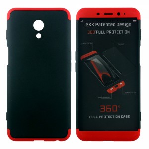 Nettech Meizu S6 Uyumlu Ön Arka Koruma Arka Koruma Kılıf (Kırmızı) VR-11869