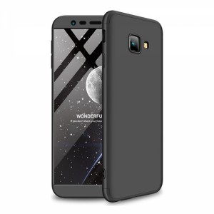 Nettech Samsung Galaxy J4 Plus Uyumlu Ön Arka Koruma Arka Koruma Kılıf (Siyah) VR-11839