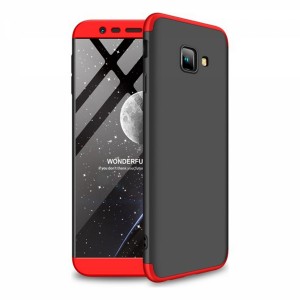 Nettech Samsung Galaxy J4 Plus Uyumlu Ön Arka Koruma Arka Koruma Kılıf (Kırmızı) VR-11840