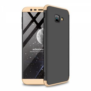 Nettech Samsung Galaxy J4 Plus Uyumlu Ön Arka Koruma Arka Koruma Kılıf (Gold) VR-11842