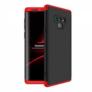 Nettech Samsung Galaxy N960 Note 9 Uyumlu Ön Arka Koruma Arka Koruma Kılıf (Kırmızı) VR-11856