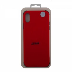 Nettech Apple iPhone XS Max Uyumlu Arka Koruma Arka Koruma Kılıf (Kırmızı) VR-12587