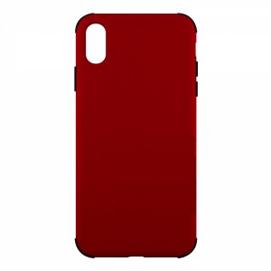 Nettech Apple iPhone XS Max Uyumlu Arka Koruma Arka Koruma Kılıf (Kırmızı) VR-12587