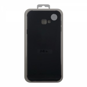 Nettech Samsung Galaxy J4 Plus Uyumlu Arka Koruma Arka Koruma Kılıf (Siyah) VR-12581
