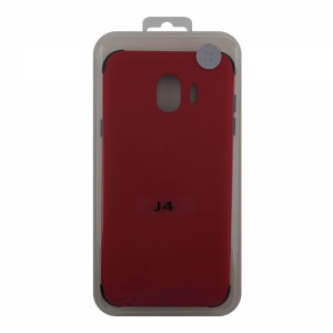 Nettech Samsung Galaxy J400 J4 Uyumlu Arka Koruma Arka Koruma Kılıf (Kırmızı) VR-12609