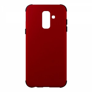 Nettech Samsung Galaxy A605 A6 Plus 2018 Uyumlu Arka Koruma Arka Koruma Kılıf (Kırmızı) VR-12567