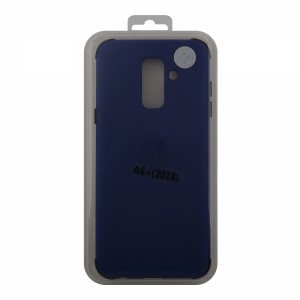 Nettech Samsung Galaxy A605 A6 Plus 2018 Uyumlu Arka Koruma Arka Koruma Kılıf (Lacivert) VR-12570