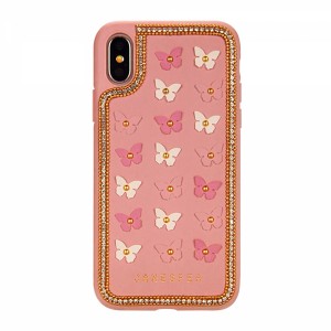 Nettech Apple iPhone XS Max Uyumlu Arka Koruma Arka Koruma Kılıf (Pembe) VR-12822